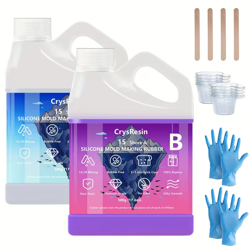 Candle Molds - 500ml 2 Bottles Liquid Silicone for