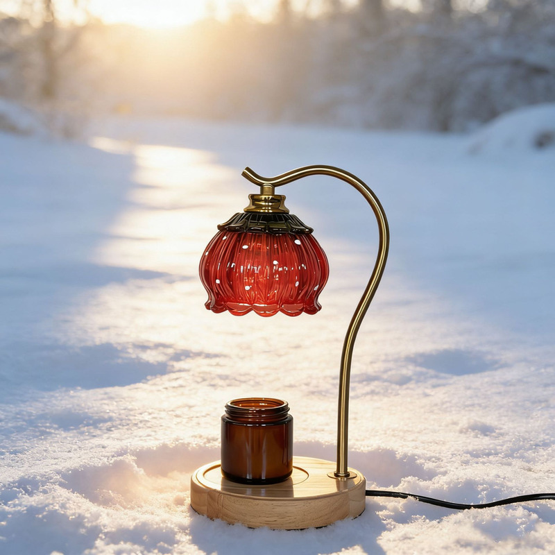 Silk Candle - Nordic Glass Candle Warmer Lamp Retro