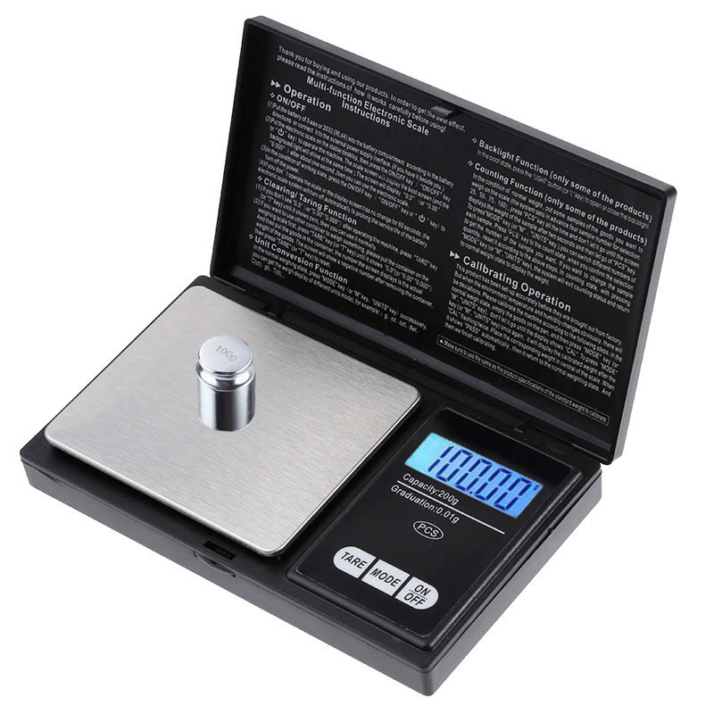 Candle Wax Scale - 0.01g Jewelry Mini Stainless Steel Electronic