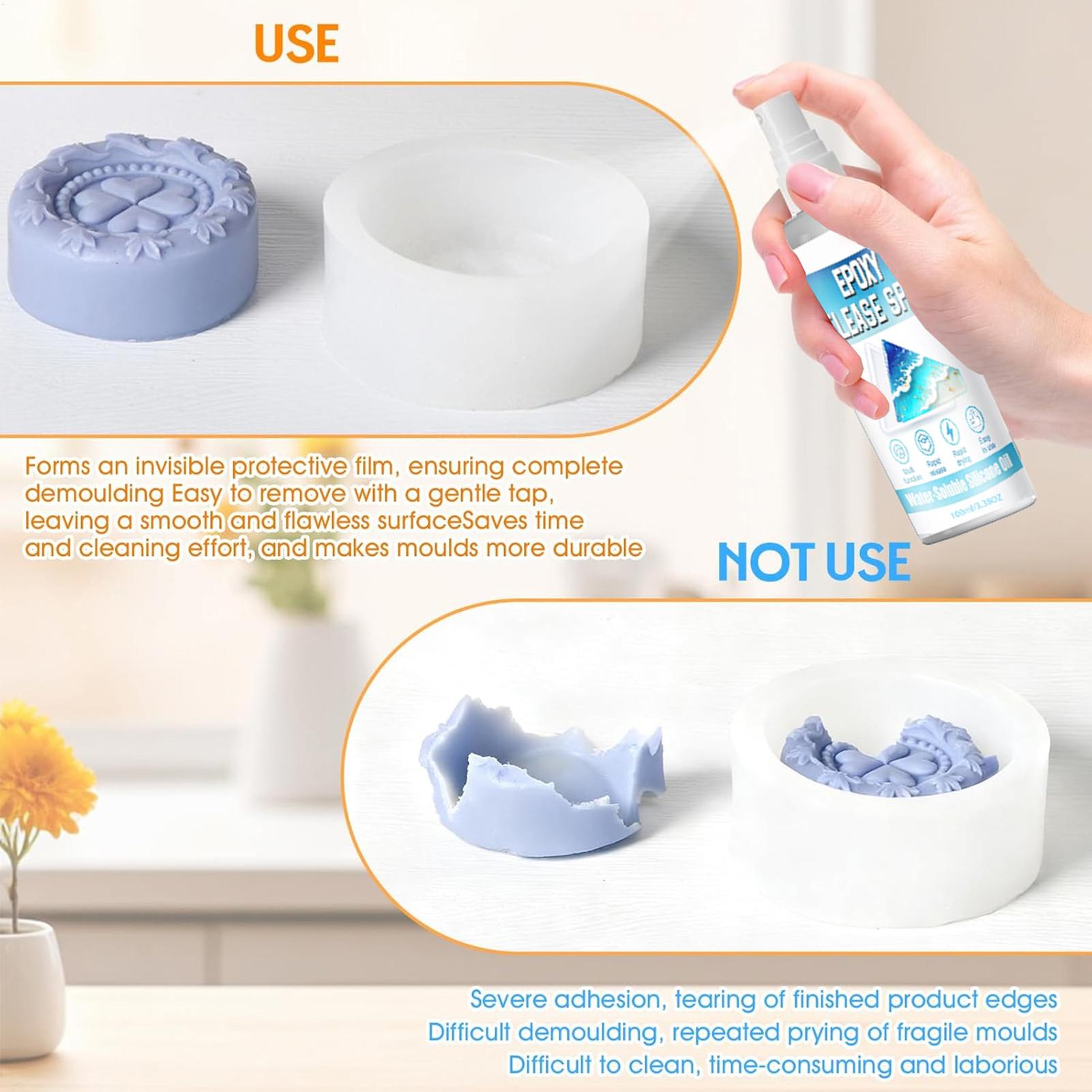 100ml Silicone Release Spray E - đánh giá và giá Candle Molds