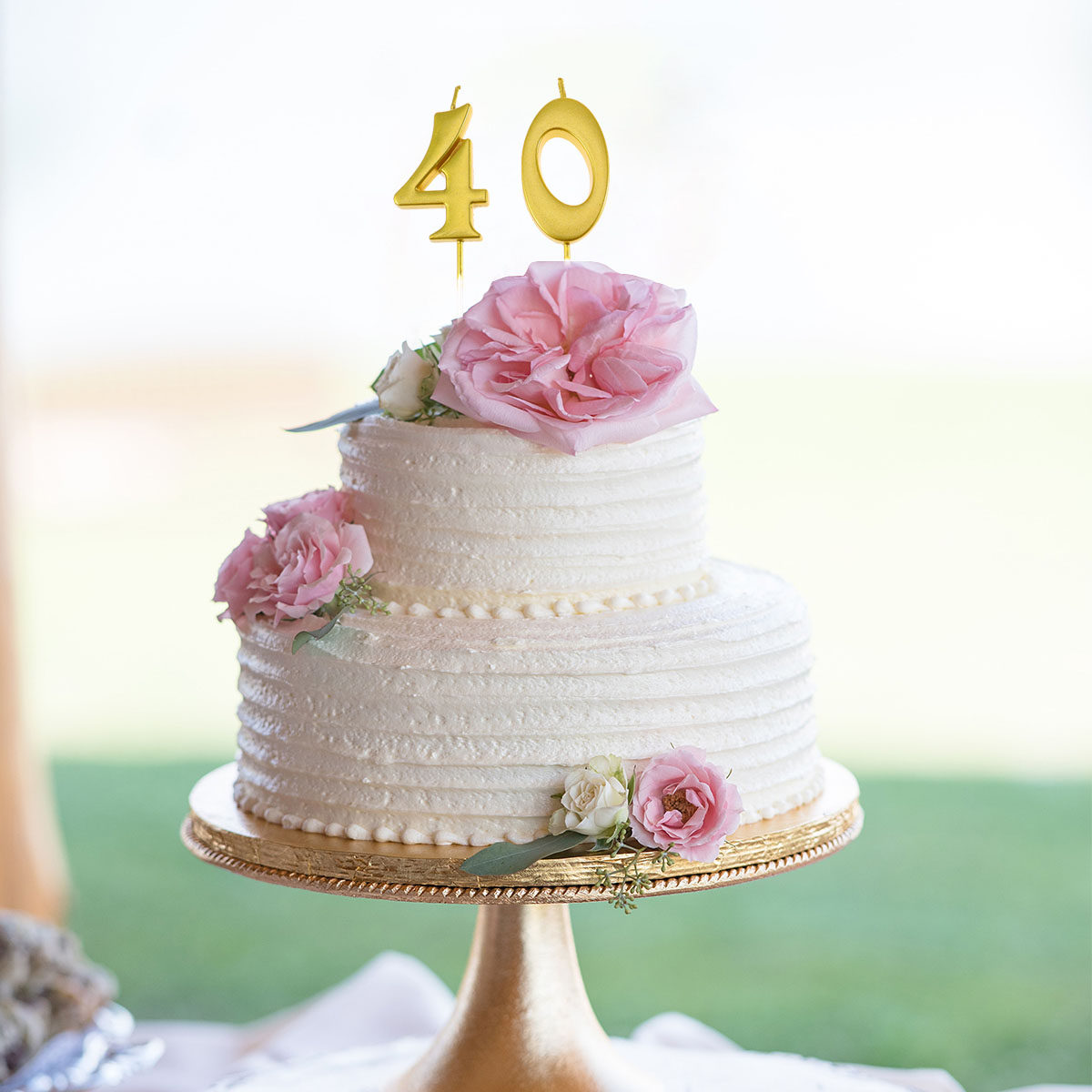 2Pcs Golden Number 40 Birthday - đánh giá và giá Paraffin Wax