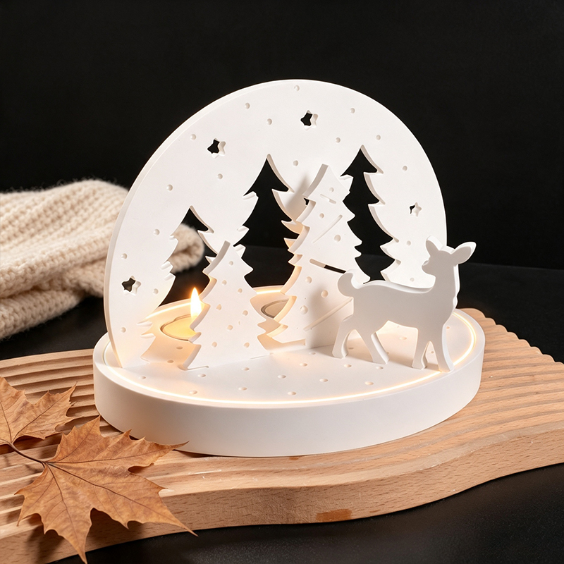 Christmas Elk Tealight Candle  - đánh giá và giá Candle Making Kit