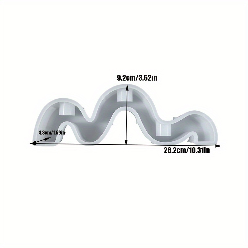 Curved Candlestick Silicone Mo - đánh giá và giá Candle Molds