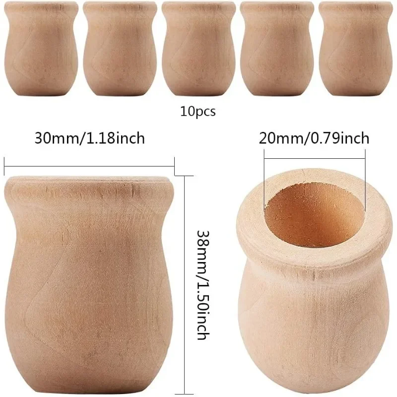 10 pcs 1.5 Inch 10pcs Unfinish - đánh giá và giá Candle Containers