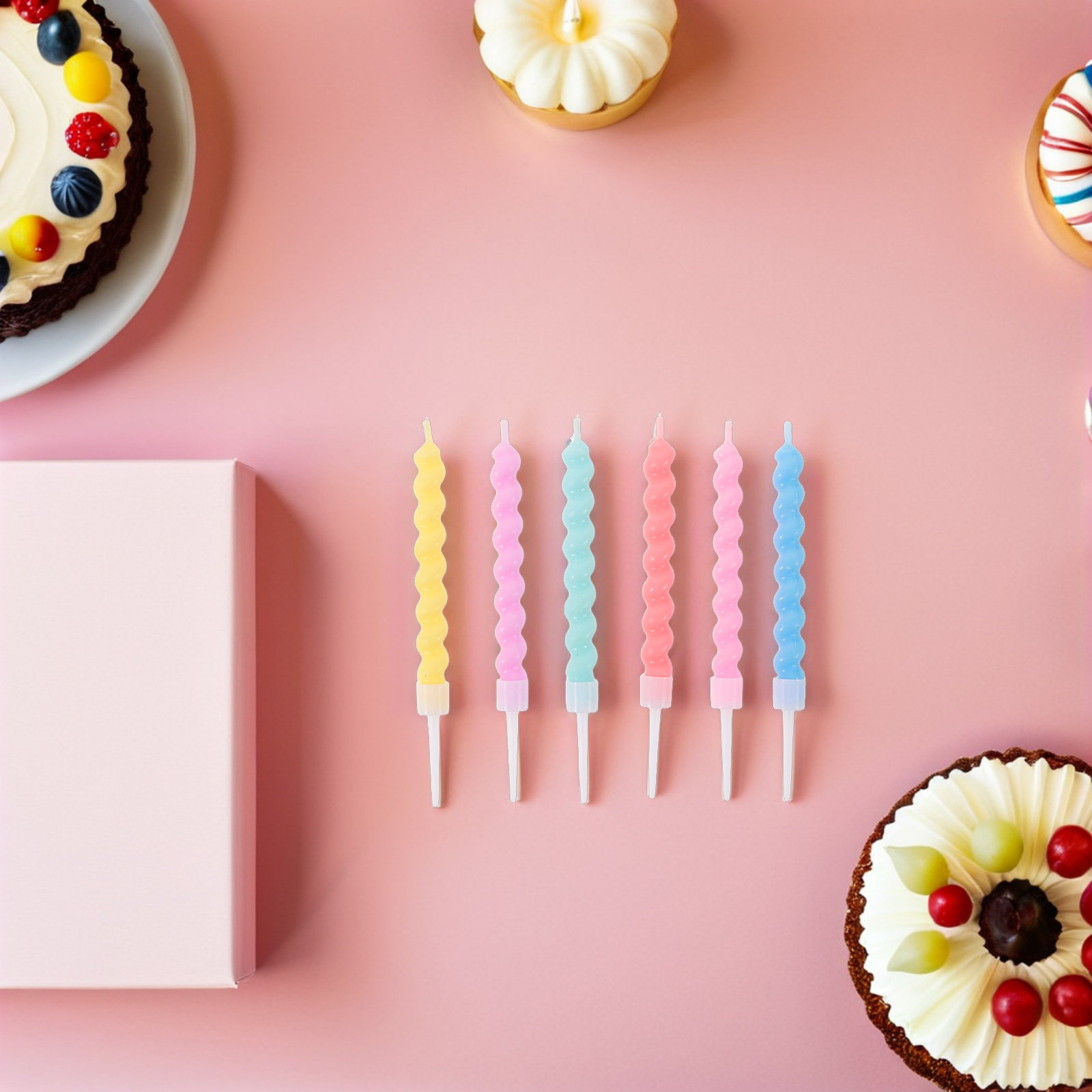 13Pcs Spiral Melting Birthday  - đánh giá và giá Paraffin Wax