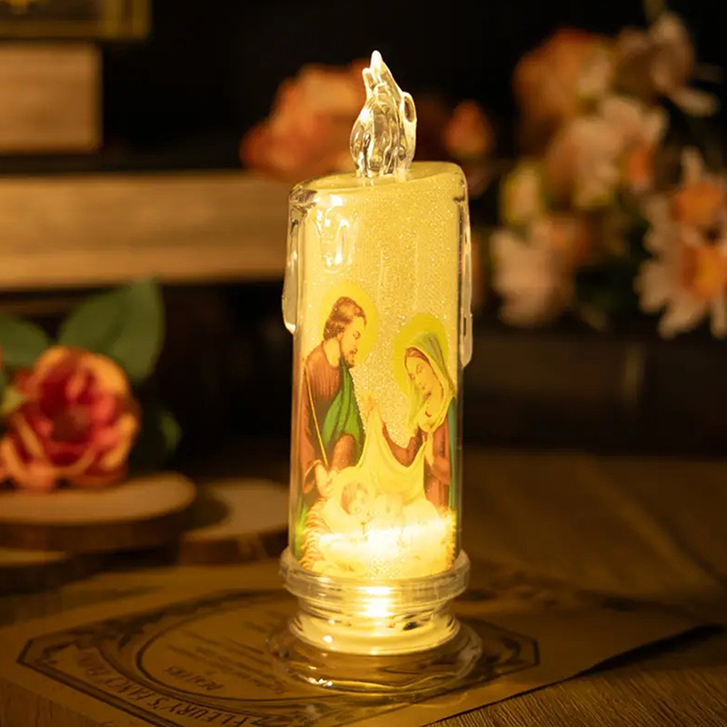 Jesus Virgin Christ LED Candle - đánh giá và giá Silk Candle