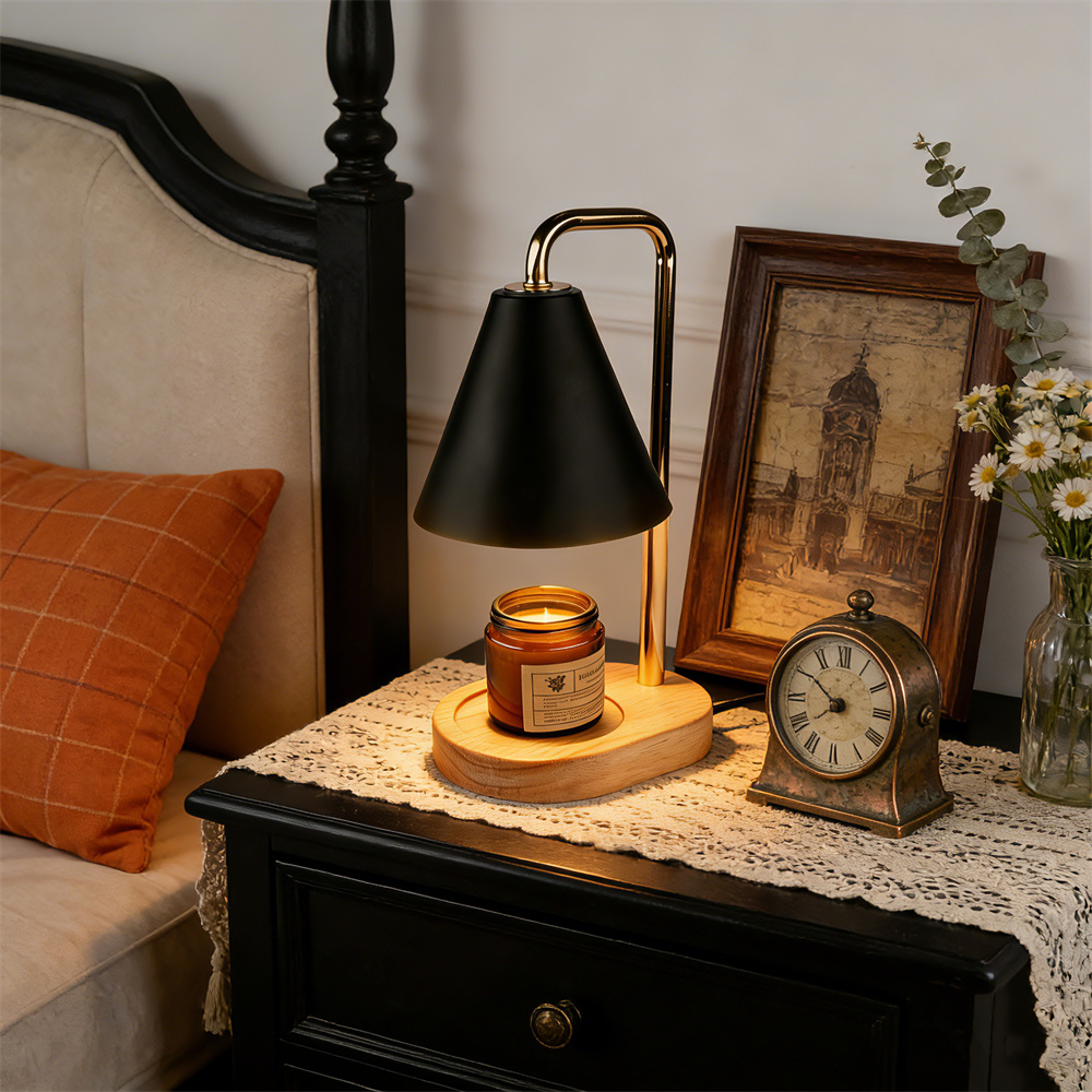 Black Candle Warmer Lamp with  - đánh giá và giá Silk Candle