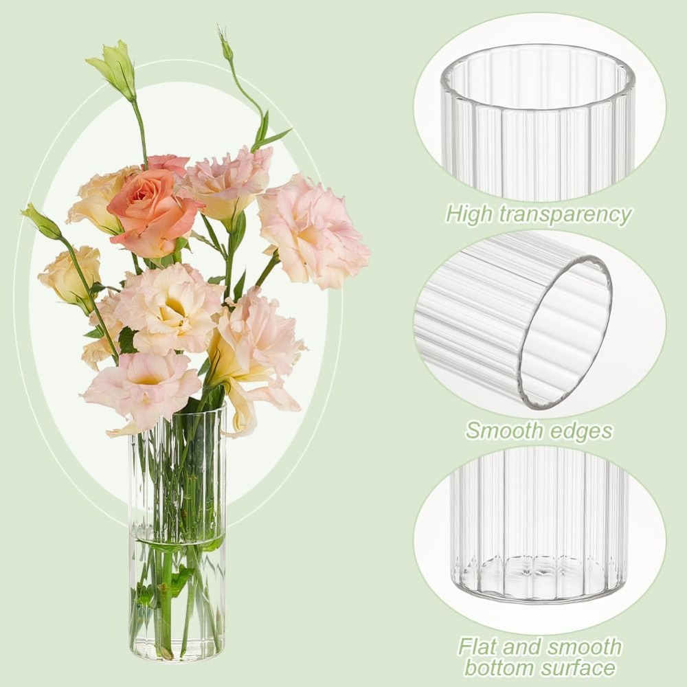 4 Size Glass Cylinder Vases 3. - đánh giá và giá Candle Containers