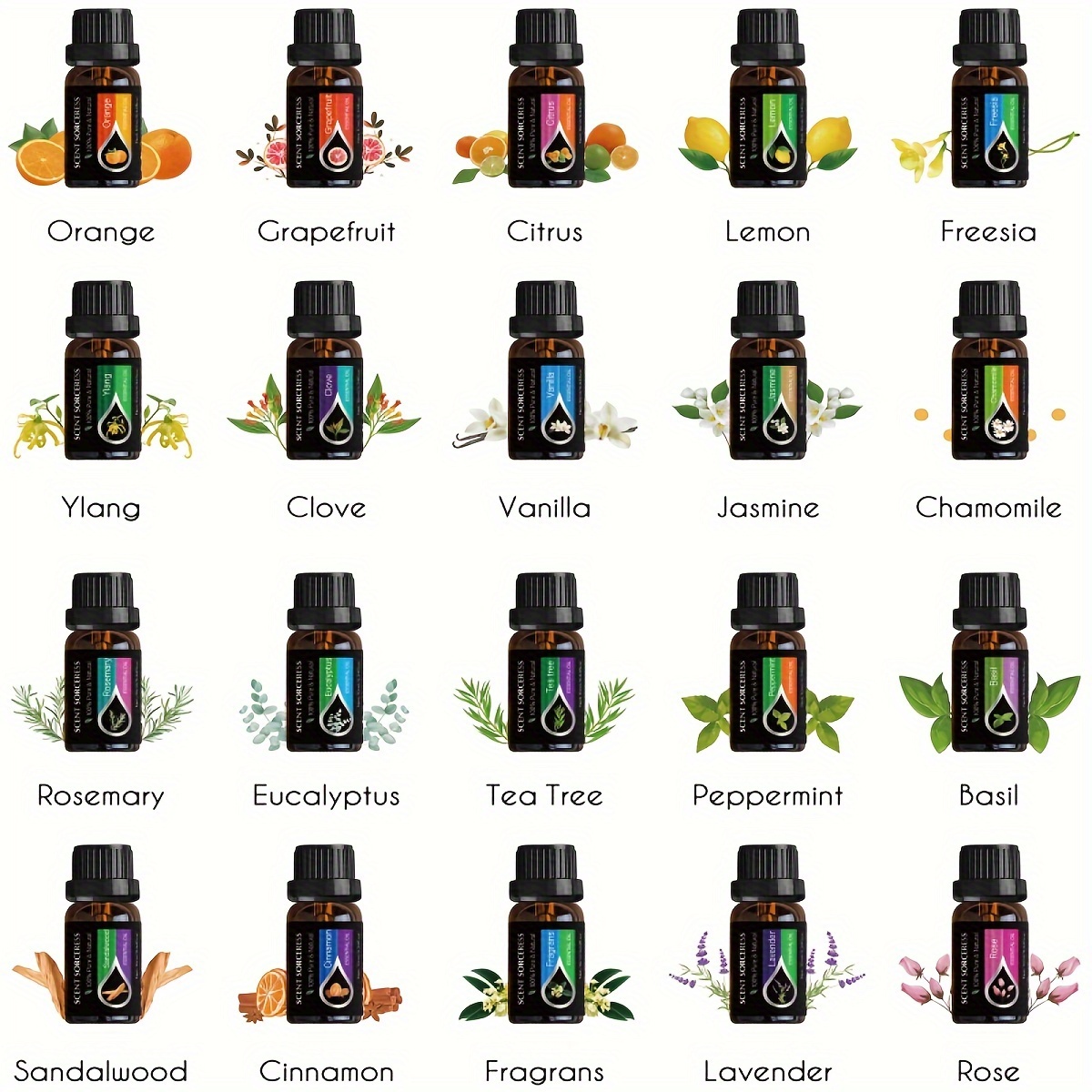 20pcs/set Essential Oil Set La - đánh giá và giá Candle Fragrance