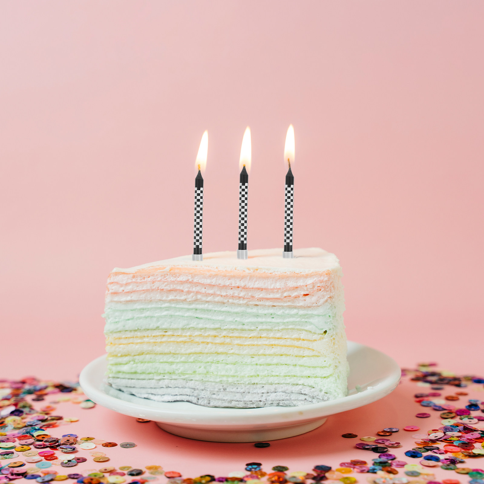 12Pcs Square Pattern Birthday  - đánh giá và giá Paraffin Wax