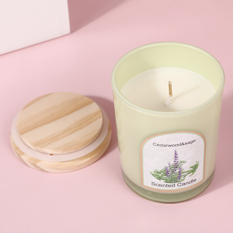 Wood cover colored glass scent - đánh giá và giá Candle Fragrance