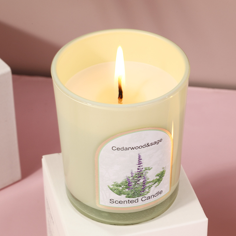 Wood cover colored glass scent - đánh giá và giá Candle Fragrance