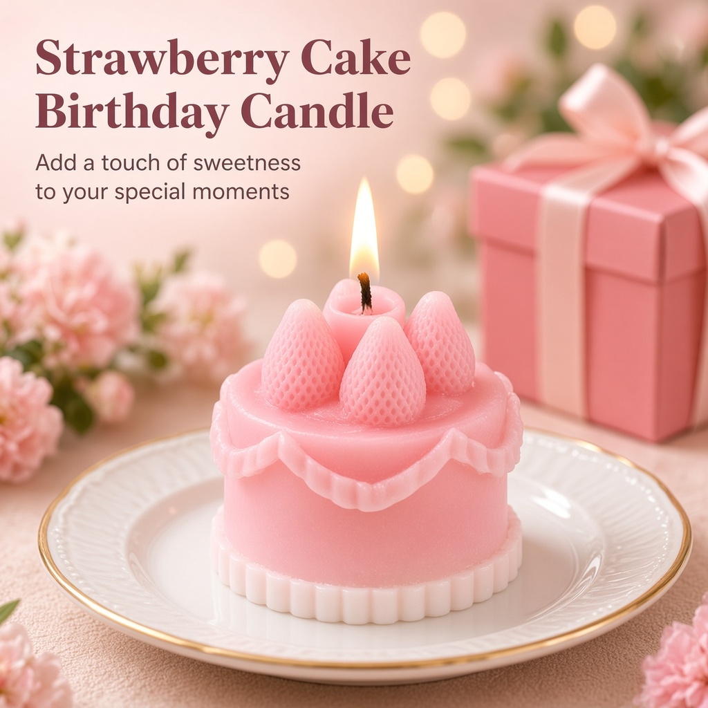 1Pc Cake-Shaped Scented Candle - đánh giá và giá Soy Wax