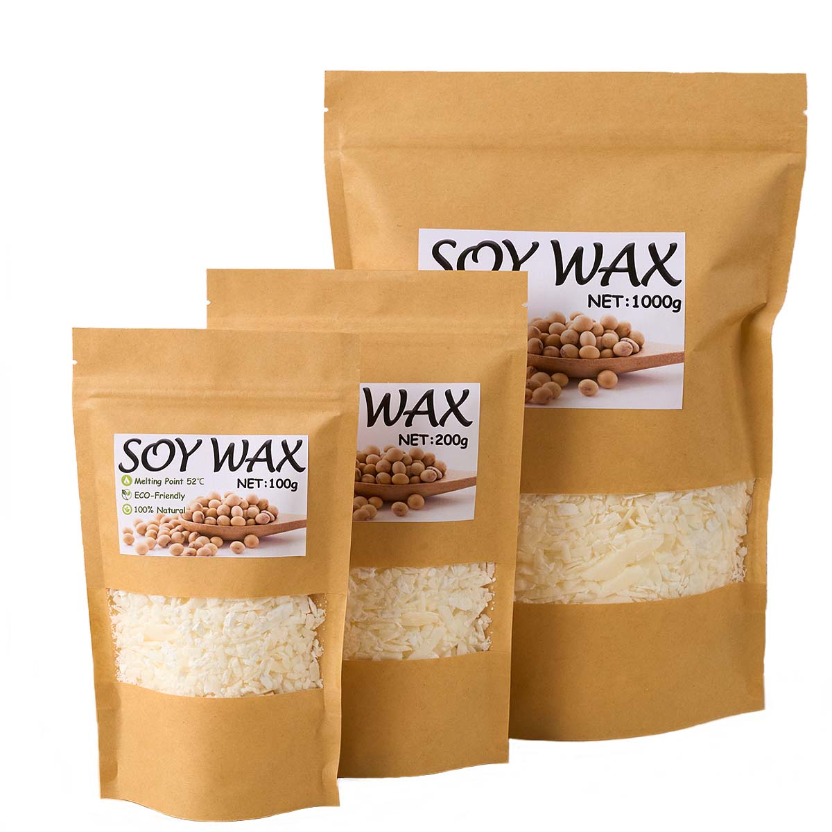 1 Pounds Pure White Soy Wax Fo - đánh giá và giá Candle Making Kit