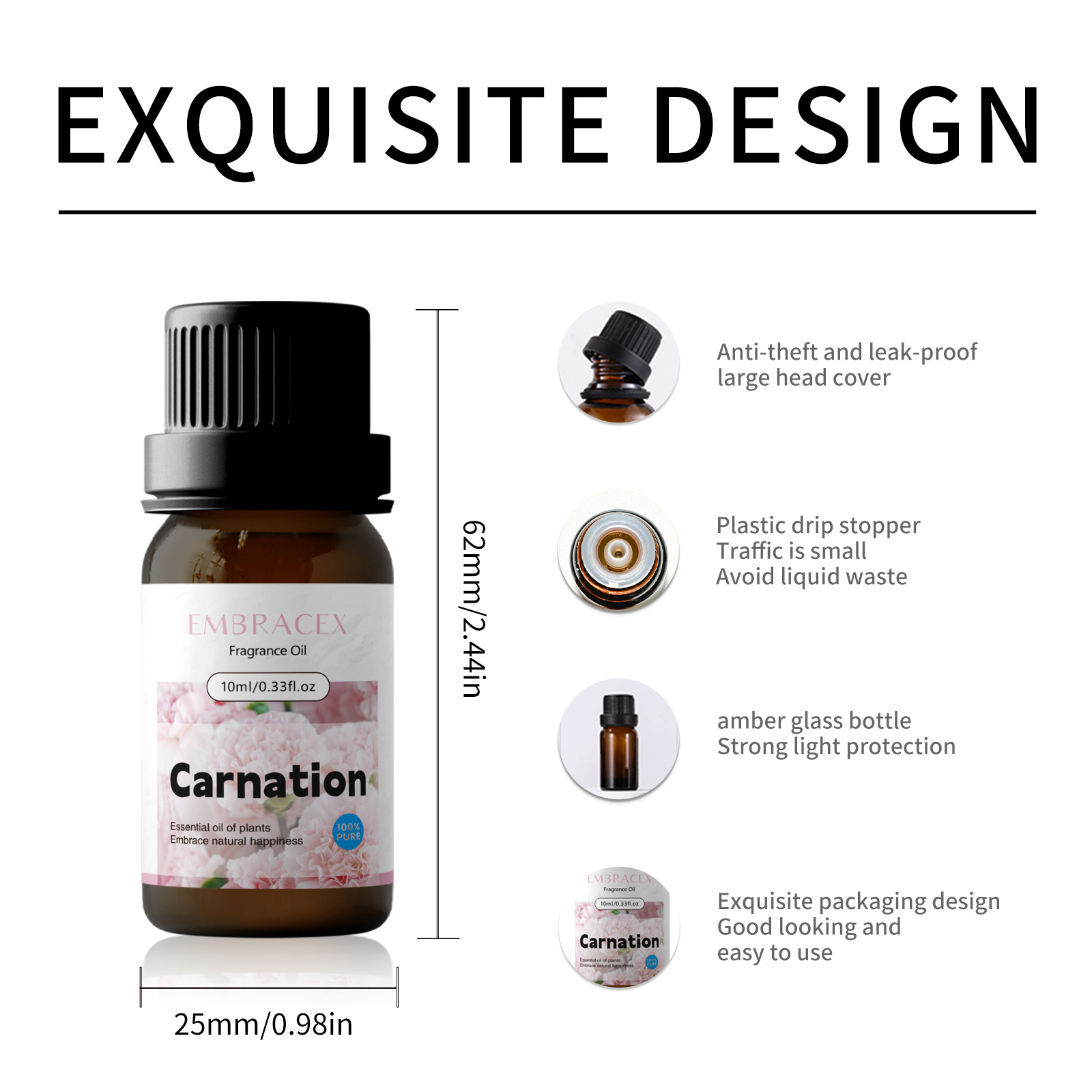 10ml Carnation Fragrance Oils  - đánh giá và giá Candle Fragrance