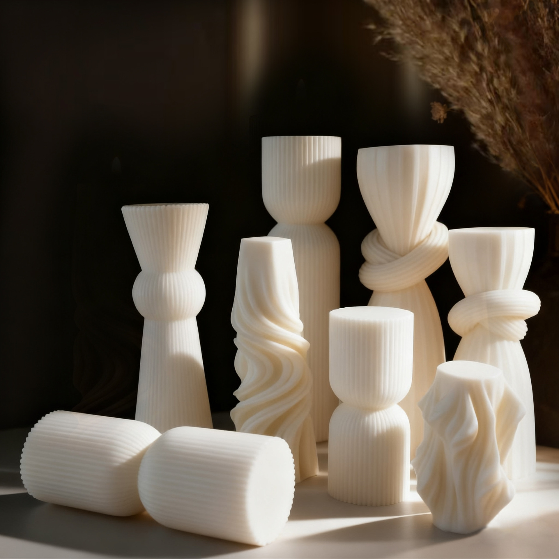 Nordic Minimalist White Scente - đánh giá và giá Silk Candle
