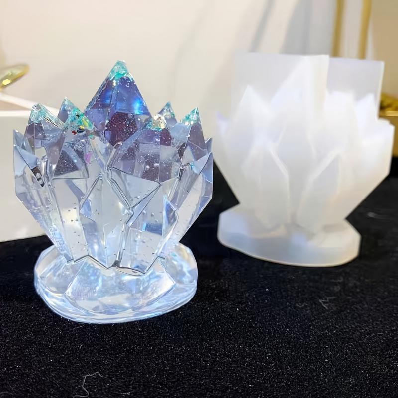1pcCrystal Cluster Decorative  - đánh giá và giá Candle Molds