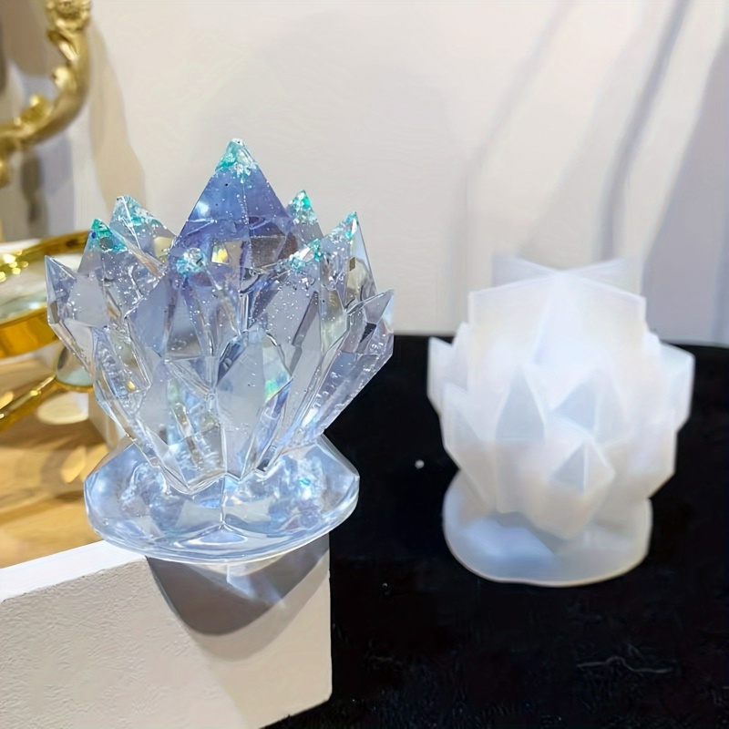 1pcCrystal Cluster Decorative  - đánh giá và giá Candle Molds
