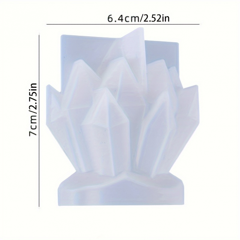1pcCrystal Cluster Decorative  - đánh giá và giá Candle Molds