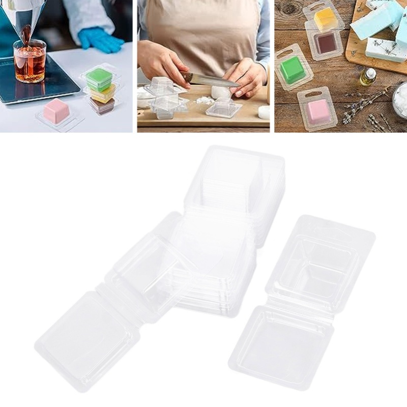 100PCS Wax Melt Molds Calmshel - đánh giá và giá Candle Containers