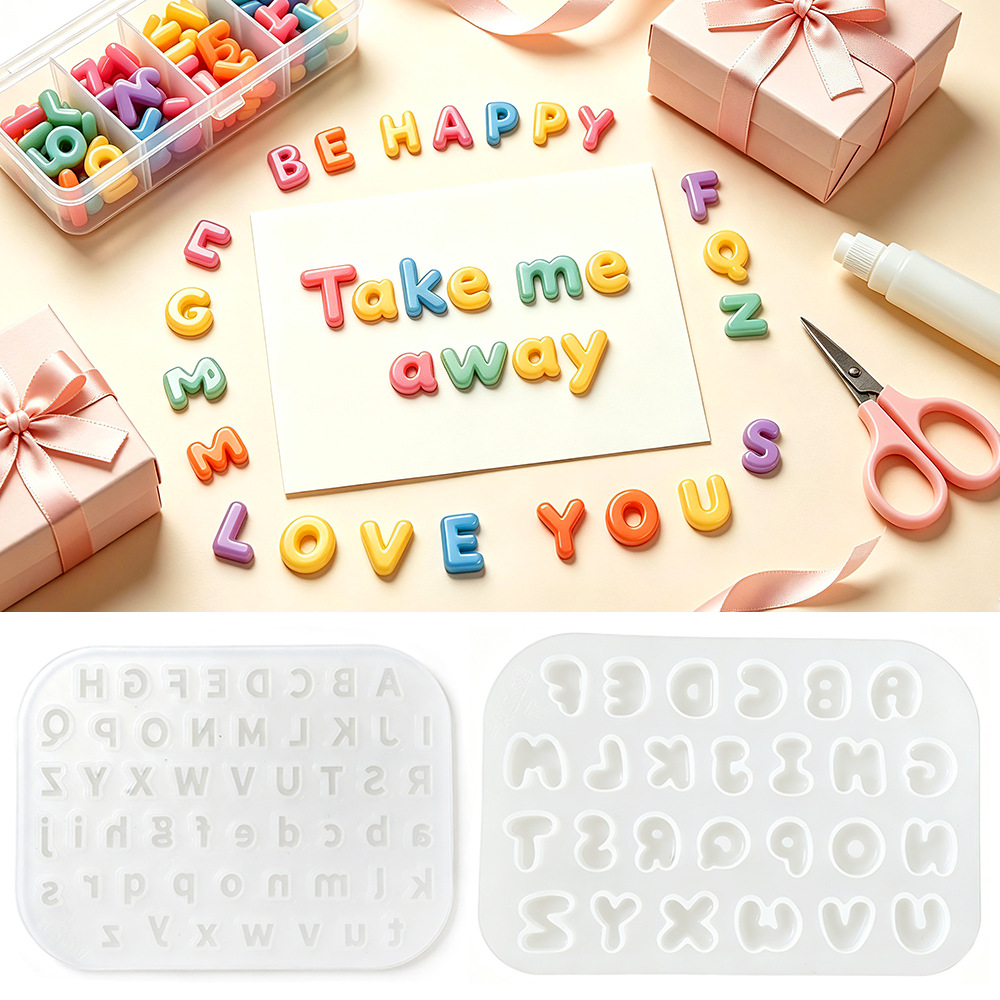 2Pcs Mini Letter Silicone Mold - đánh giá và giá Candle Making Kit