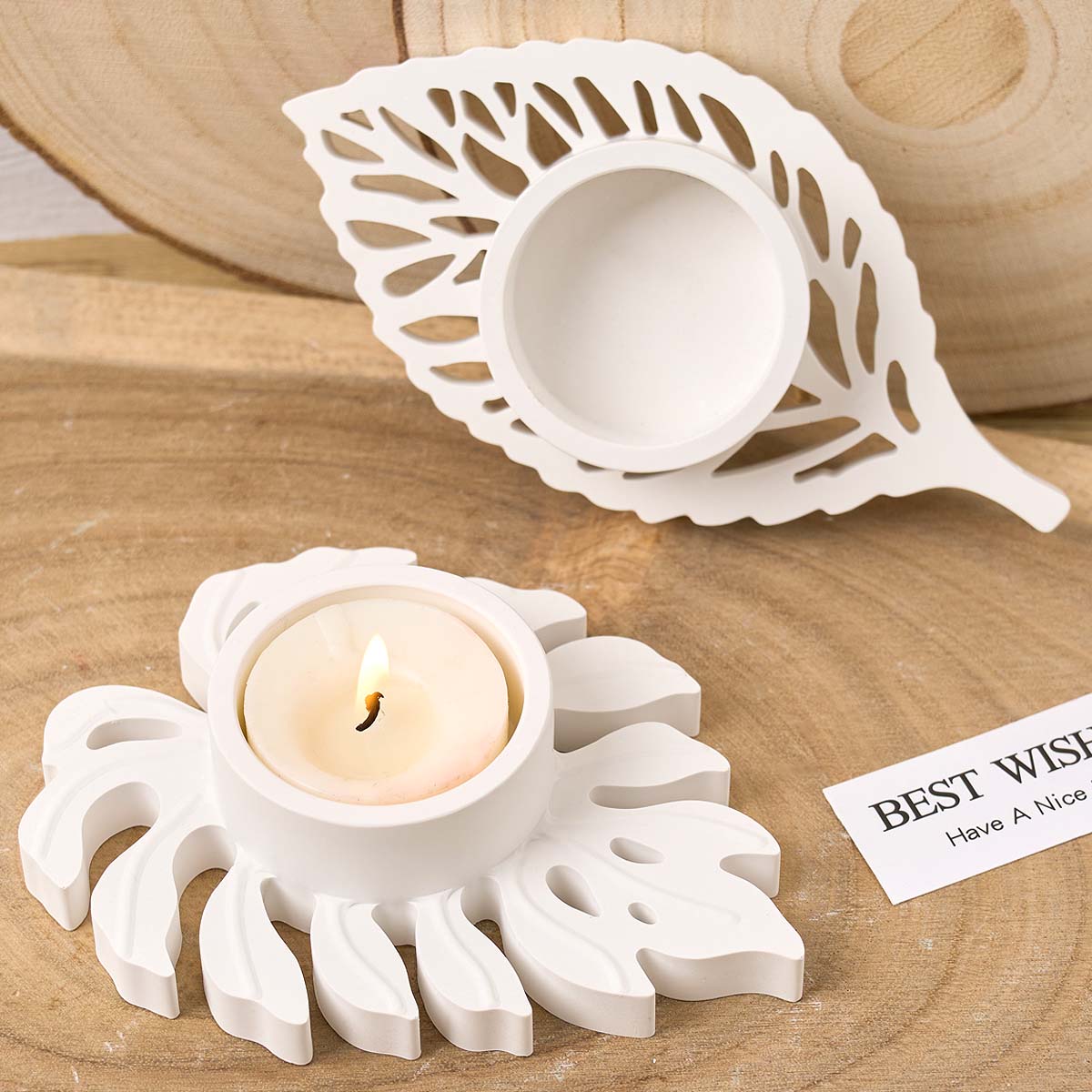 Leaves Candlestick Silicone Mo - đánh giá và giá Candle Lighter